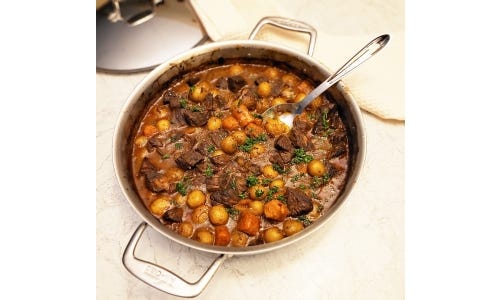 Heidi´s Beef Stew with Carrots and Mini Yellow Potatoes