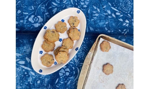 Shiitake & Brown Sugar Shortbread