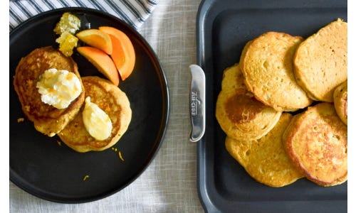 Sweet Potato Pancake with Whipped Ricotta