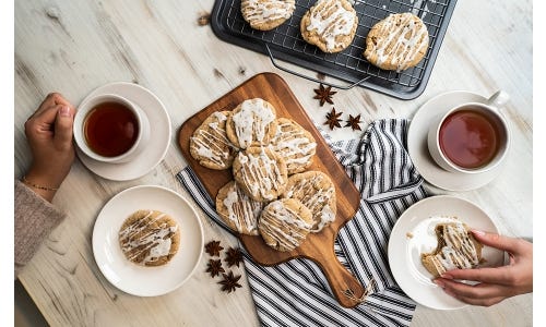 Chai Cookies with Spiced Icing