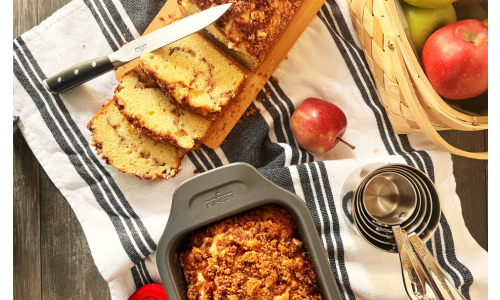 Cinnamon Apple Walnut Bread