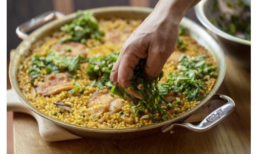 Chef Einat Admony's Chicken and Israeli Couscous