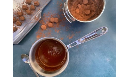 Making Chocolate Ganache with All-Clad Copper Core