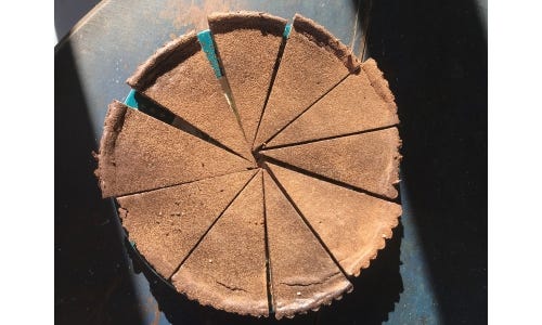 Natasha Pickowicz's Chocolate and Black Sesame Cheesecake Tart