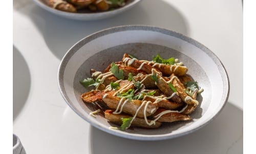 Crispy Fingerling Potatoes with Fish Sauce Aioli