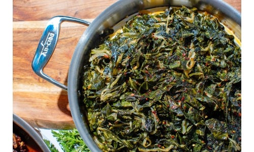 Nina Compton's Coconut Braised Collard Greens