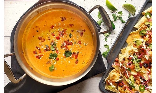 Queso Con Chorizo