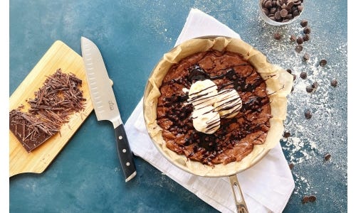 Chocolate Skillet Brownie