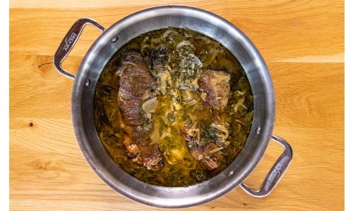 Short Rib Gormeh Sabzi made by Chef Einat Admony