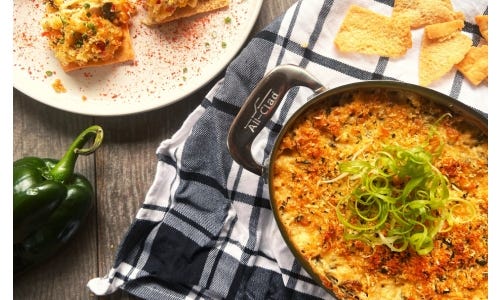 Crispy Crab and Corn Dip