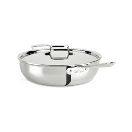 D5 Stainless 5-ply Cookware, Essential Saute Pan, 6 Quart