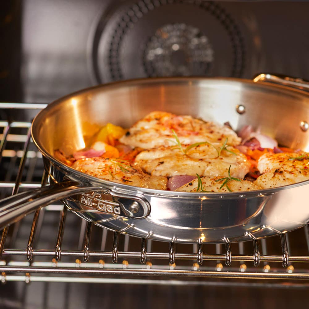 Sauté Pans, Small and Large Saute Pans with Lids | All-Clad Sauté Pans, Small and Large Saute Pans with Lids | All-Clad