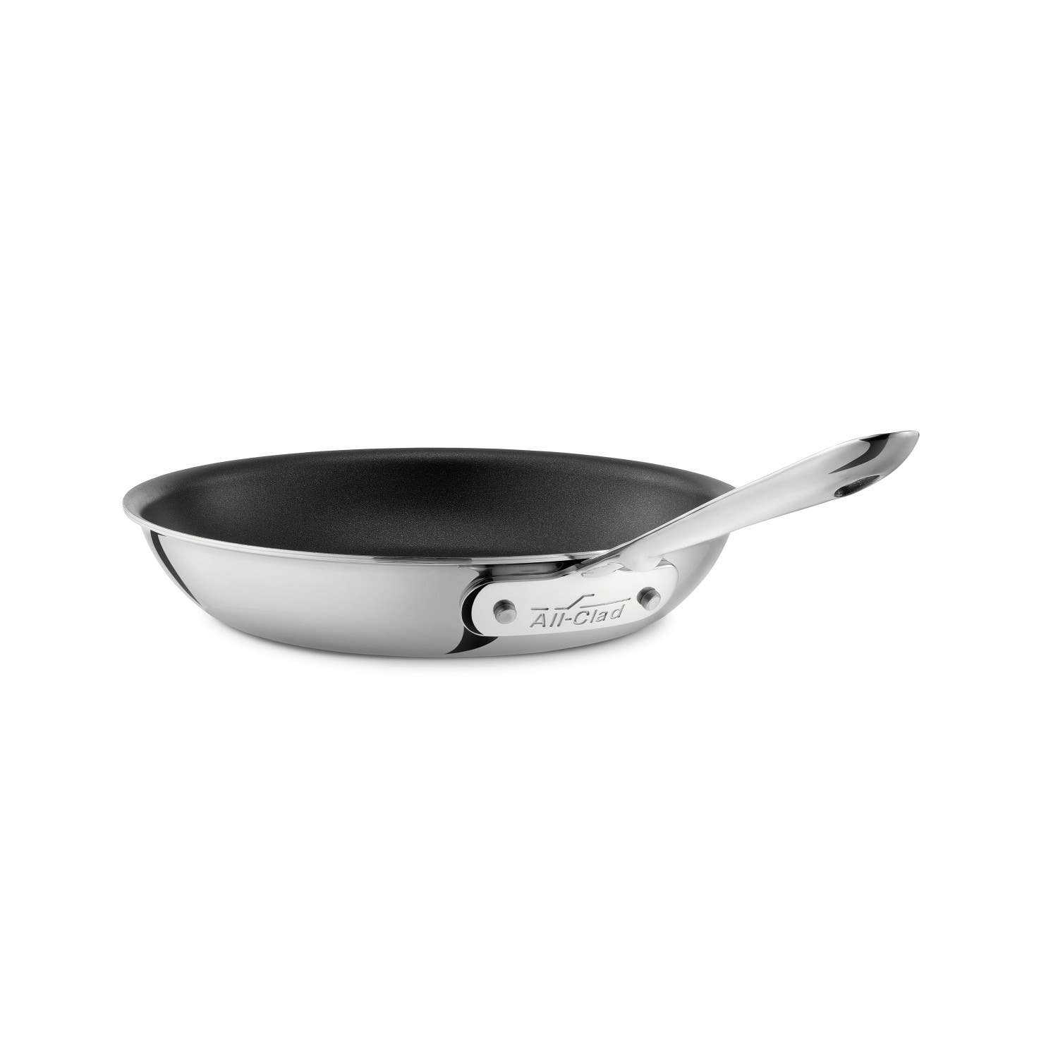 All Clad Stainless Steel 10 " Fry Pan New in Box Item # 4110 3 Ply 