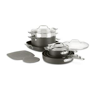 Hard Anodized Nonstick Cookware Set, 12 piece Set