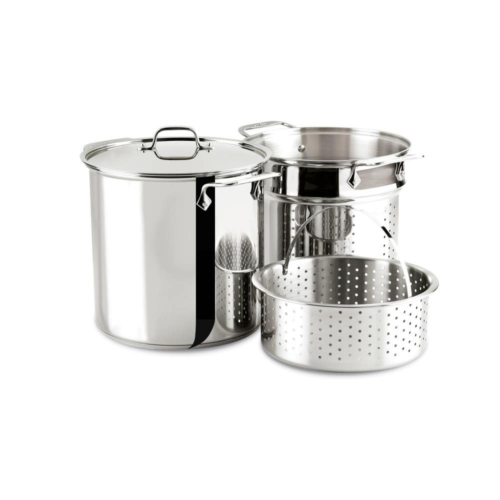 Stainless Steel Multi-Pot With Steamer Insert, 12 Qt | All-Clad Stainless Steel Multi-Pot With Steamer Insert, 12 Qt | All-Clad
