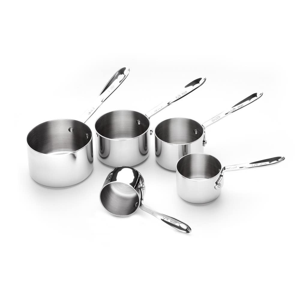 All Clad Stainless Steel 5 Piece Measuring Cup Set