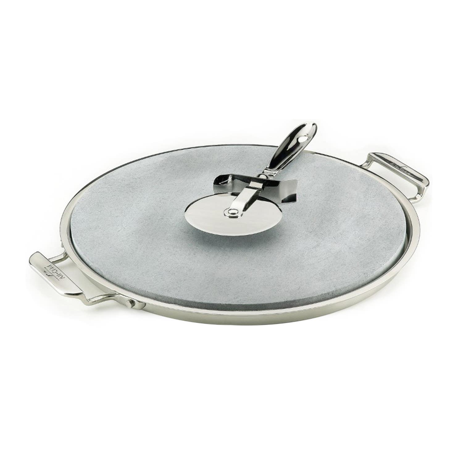 All-Clad 00280 Stainless Steel Serving Tray with 13-inch Pizza ...