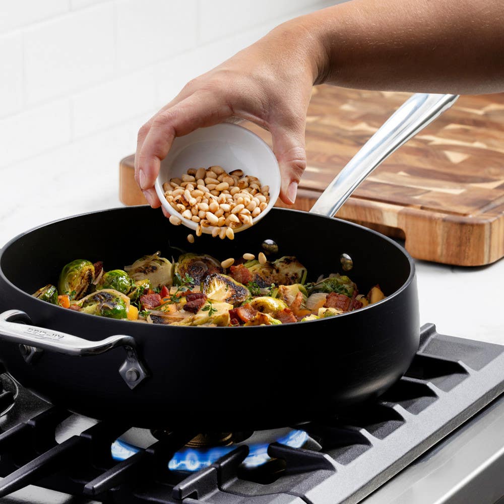 HA1 Expert Cookware, Nonstick Fry Pan with Lid, 12 inch