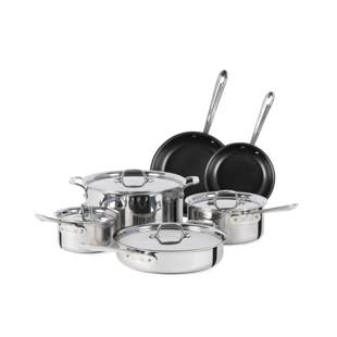 All-Clad D3 pro nonstick 3-ply bonded cookware set, 10 piece