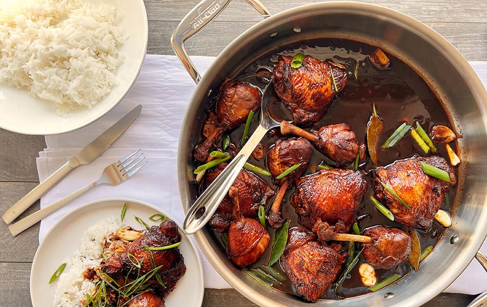 Filipino Style Chicken Adobo