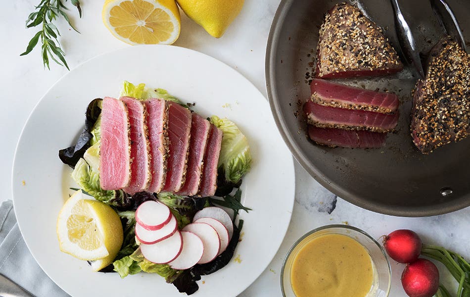 Seared Ahi Tuna Salad