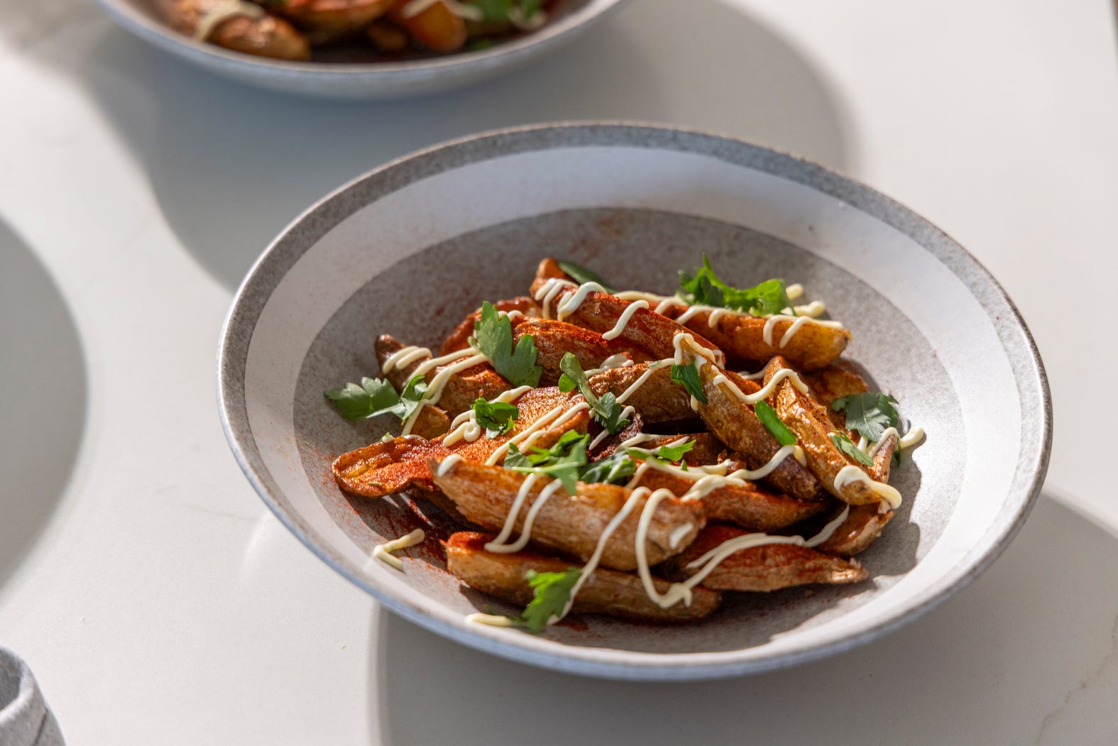Crispy Fingerling Potatoes with Fish Sauce Aioli
