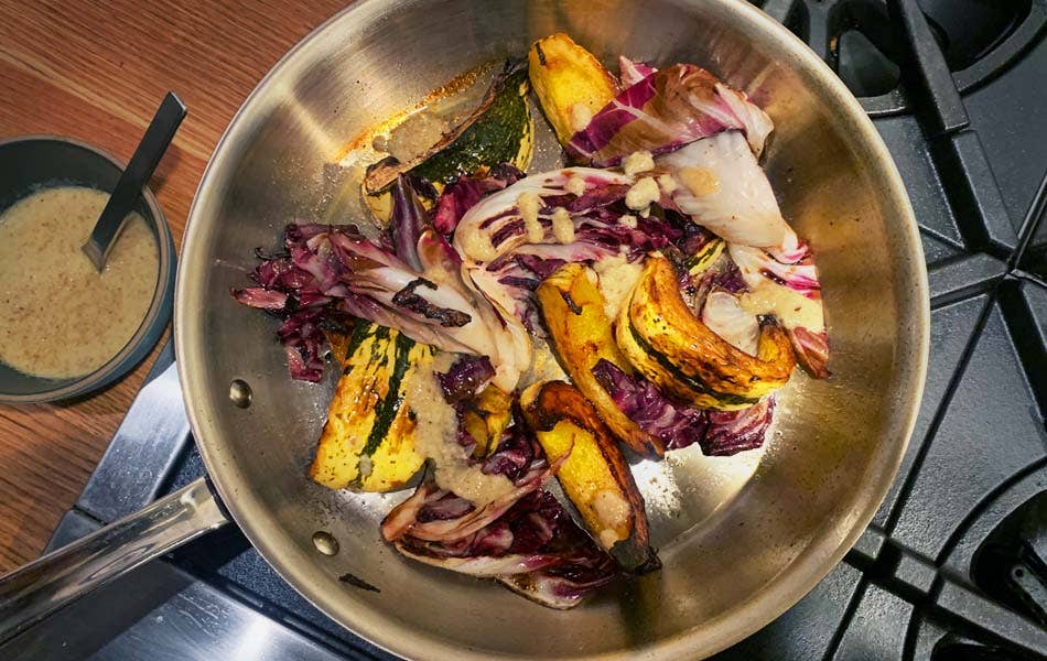 Paul Kahan’s Honey Roasted Squash and Charred Radicchio Salad