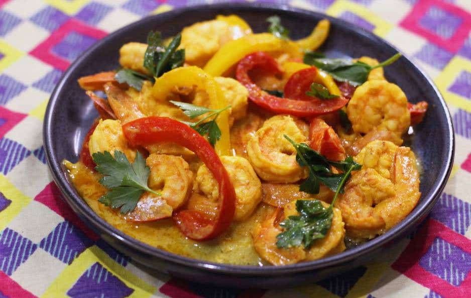 Marcus Samuelsson's Shrimp Piri Piri