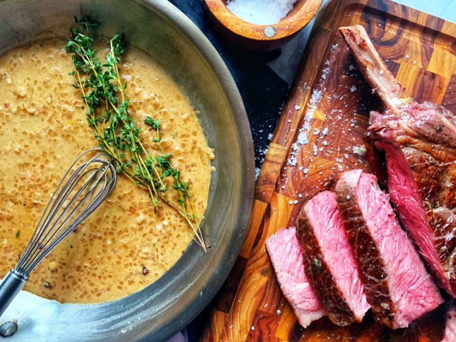 After the Sear - Searing Steaks in a Pan