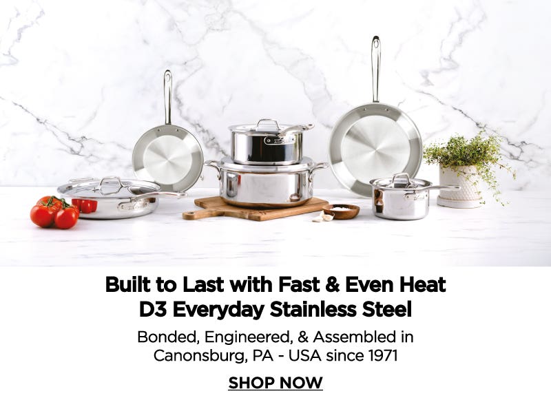 All-Clad: Stainless Steel Cookware, Bakeware, Kitchen Electrics & More