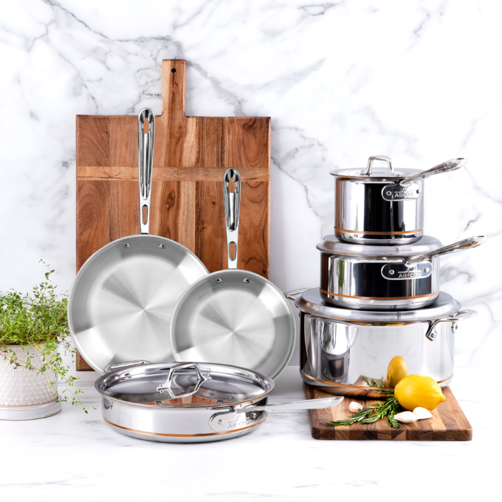 All Solid Silver Cookware — Duparquet Copper Cookware