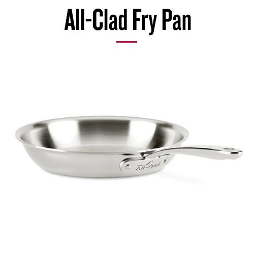 All-Clad Stainless Steel Fry Pan Cookware, 12-Inch, Silver